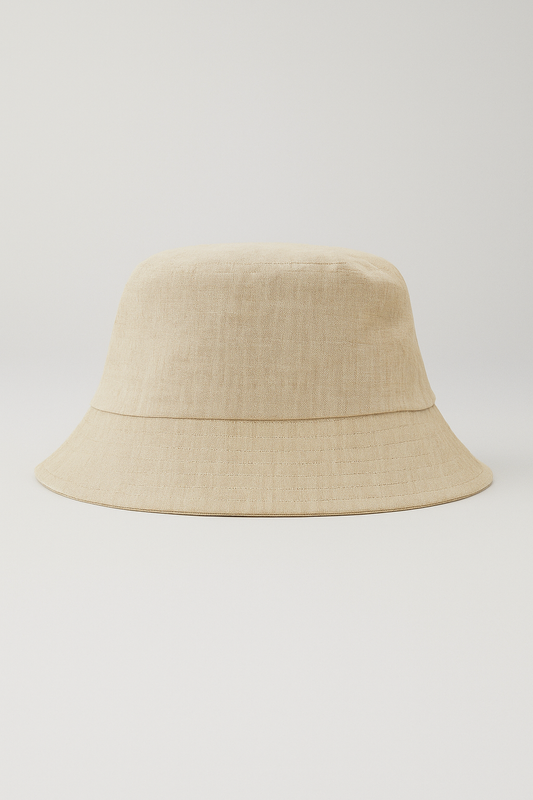 Luca | Herren Bucket Hat aus Leinen in Beige