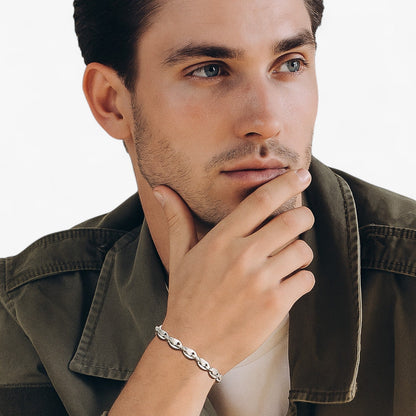 Ivan | Herrenarmband aus wasserdichtem Stahl von Vnox