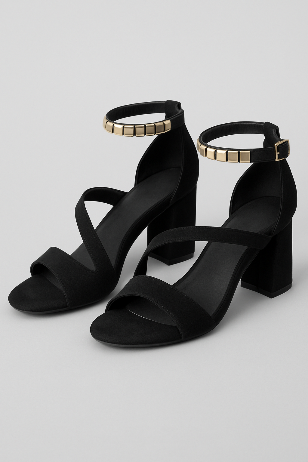 Myrna | Elegante Sandalen mit überkreuztem Riemen & Blockabsatz