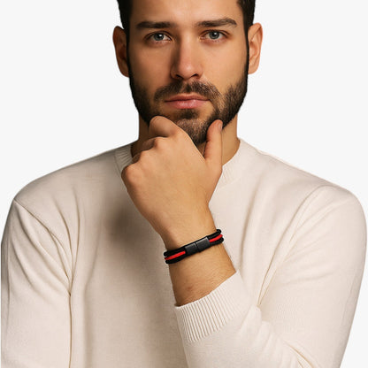 River | Herren Nautik-Armband mit Knoten und abnehmbarer Verschluss