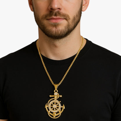 Kairo | Vintage vergoldete Ankerkette