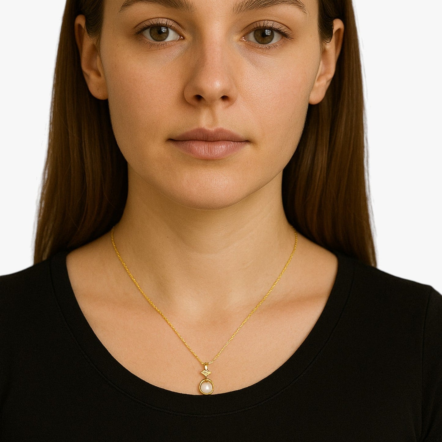 Elina | Kette und Tasche mit Imitationsperle Einzigartige Eleganz für besondere Anlässe