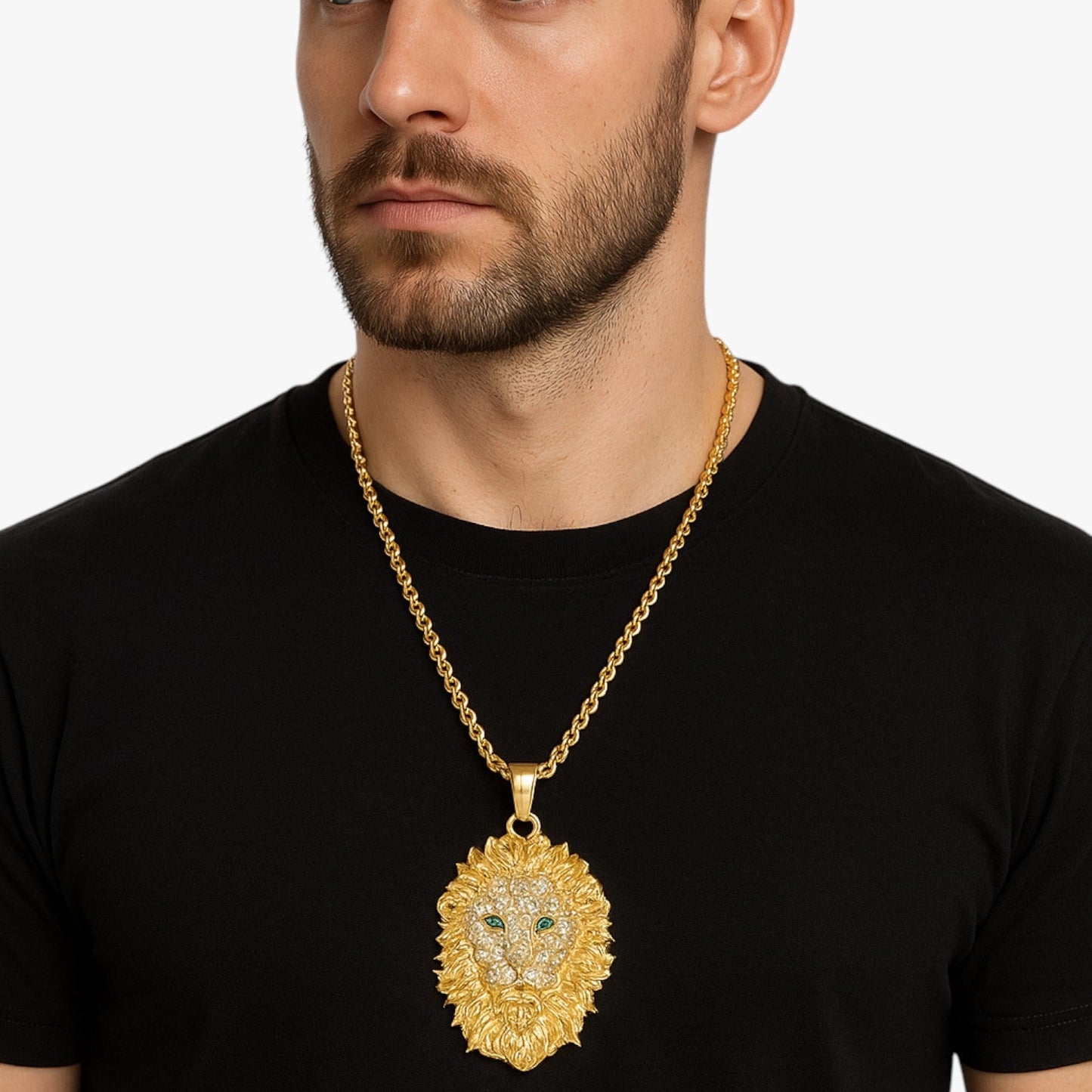 Azriel | Dominanz und Stil in jedem Detail Der Bling-Löwe für den Mann, der herrscht