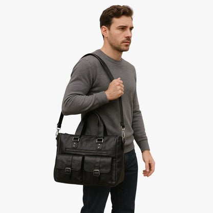 Jerry | Kunstleder Schulter-Geldbörse für Arbeit und Reisen