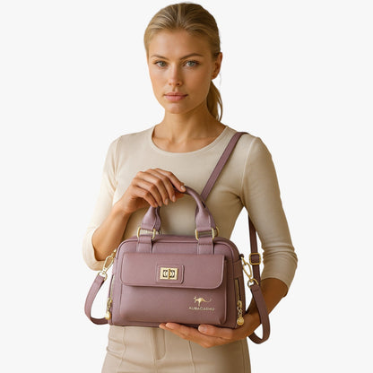 Siera | Eleganz und Praktikabilität für jeden Tag – Mehrzwecktasche aus PU-Leder