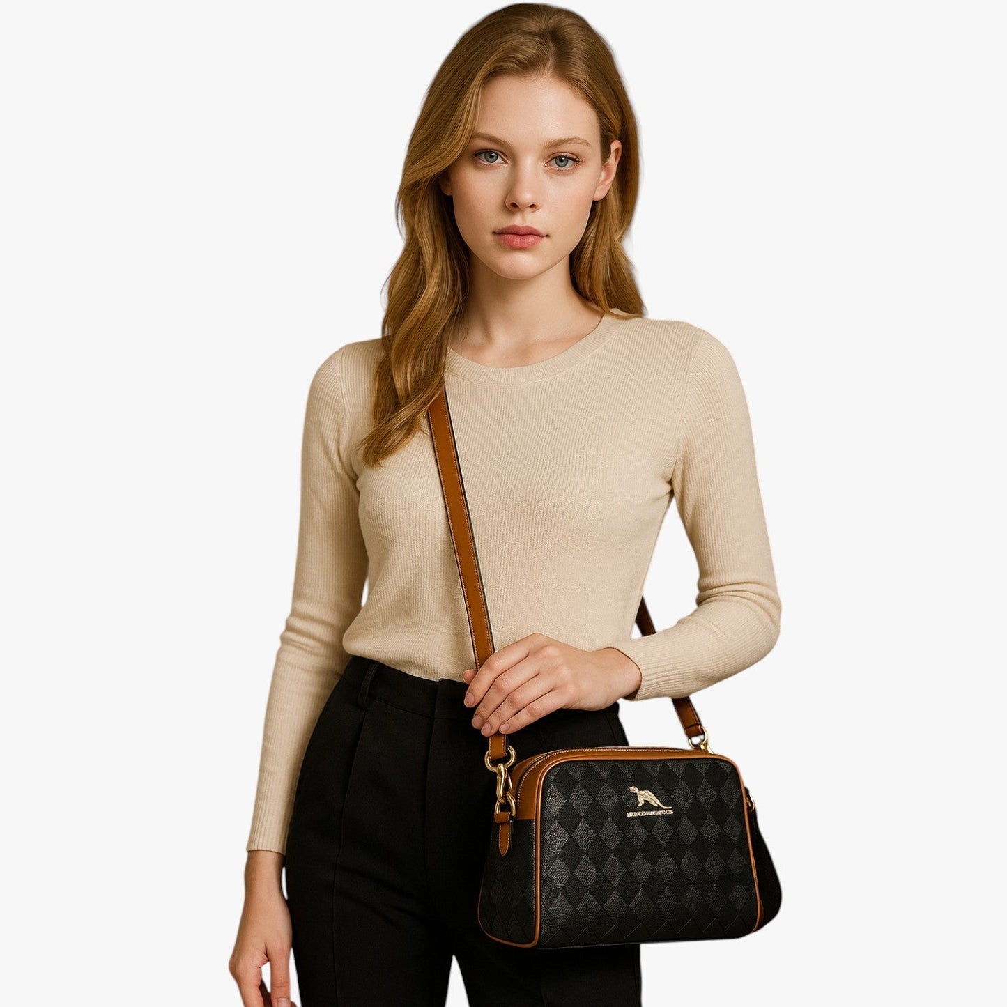 Maggie | Damenhandtasche 3-in-1 Elegant, Geräumig und Weich