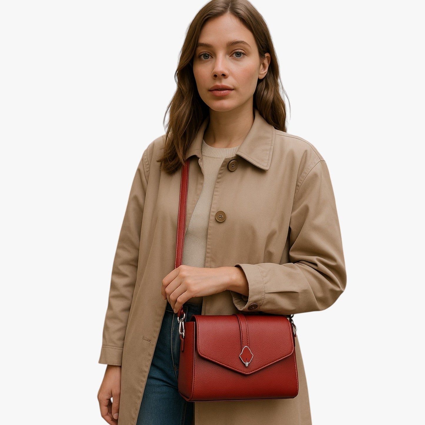 Julianna | Luxus-PU-Ledertasche mit Schultergurt