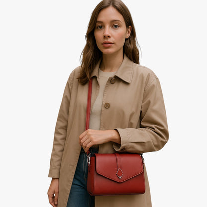 Julianna | Luxus-PU-Ledertasche mit Schultergurt