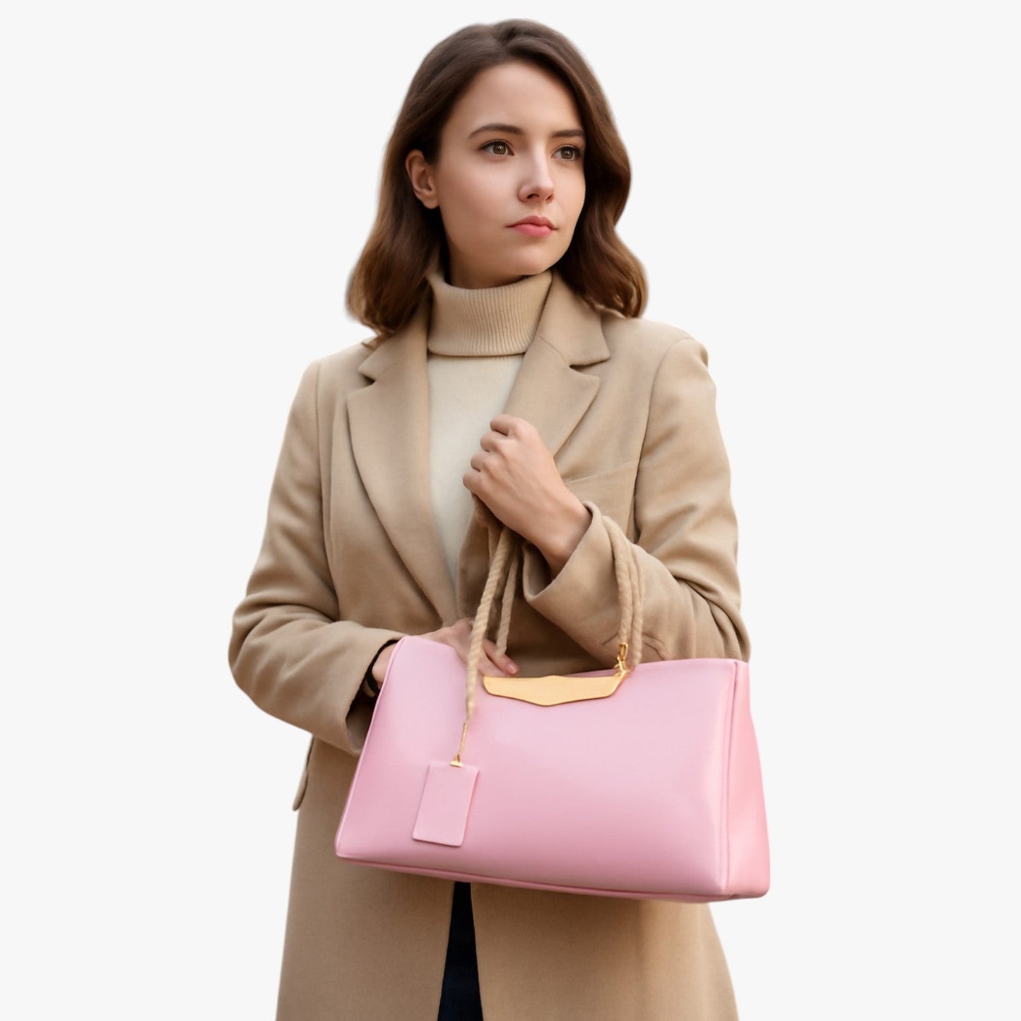 Adele | Elegante Leder Umhängetasche aus leichtem Leder