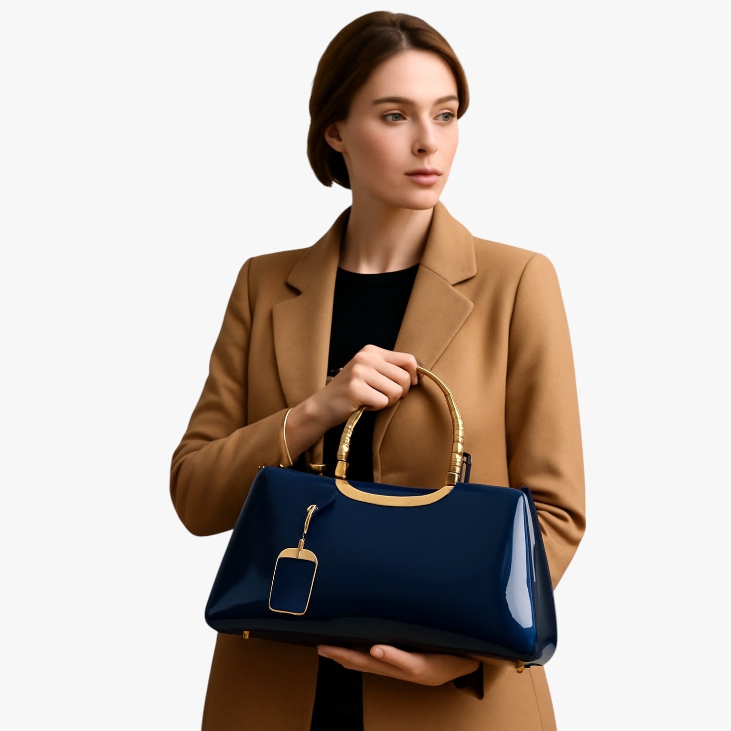 Adele | Elegante Leder Umhängetasche aus leichtem Leder