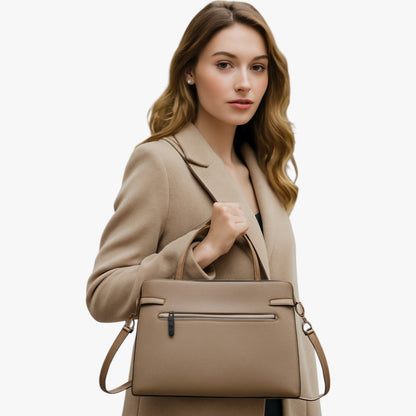 Zariyah | Große Ledertasche in echtem Rindleder