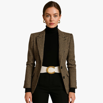 Elise | Lange elastische Taille mit goldener Schnalle