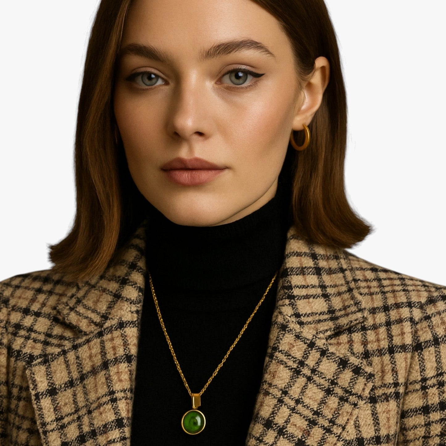 Eve | Vintage-Halskette mit Tigerauge-Edelstein