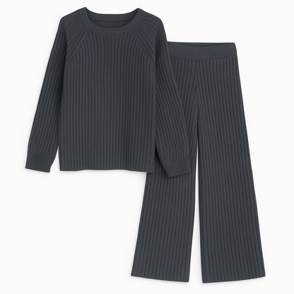 Eliza | Gemütliches geripptes Loungeset