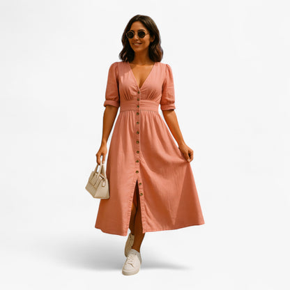 Demmy | Skinnerndes Kleid aus Denim