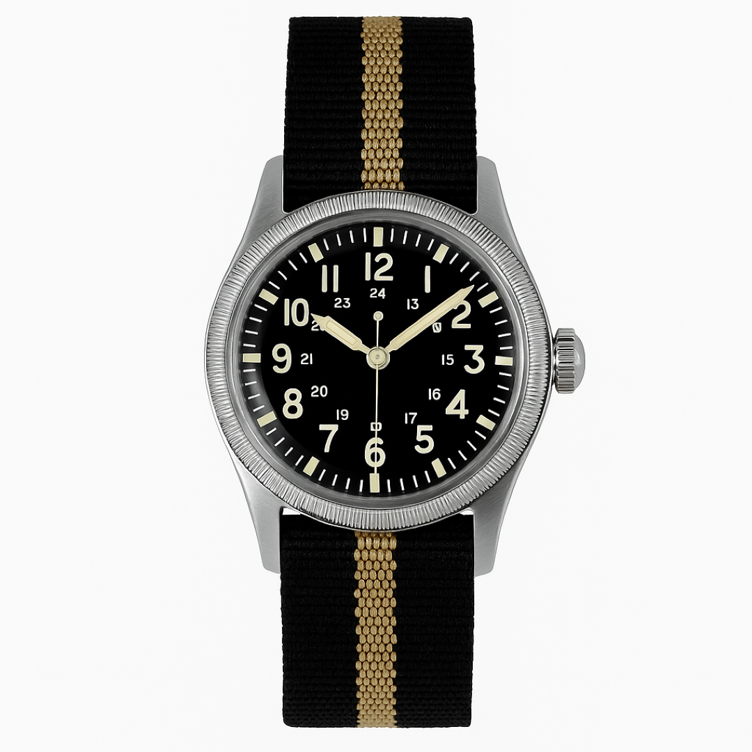 Enzo | Präzise Vintage Militäruhr