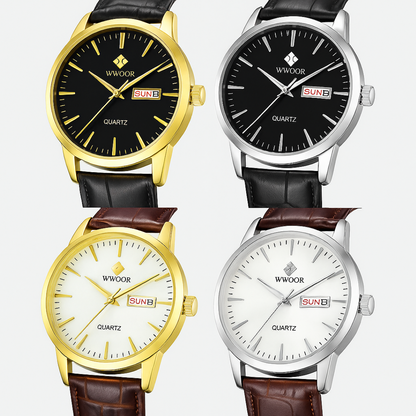 Renzo | Klassische Luxus-Lederuhr