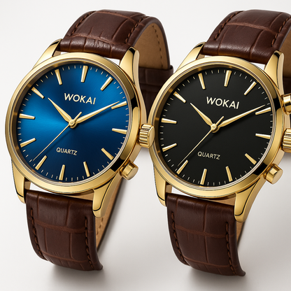 George | Retro Unisex Quarz-Uhr