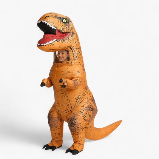 Rex | Aufblasbares T-Rex Kostüm - Lustig für Kinder und Erwachsene