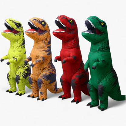 Rex | Aufblasbares T-Rex Kostüm - Lustig für Kinder und Erwachsene