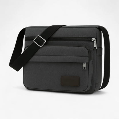 Max | Multifunktionale Canvas Schultertasche für Männer