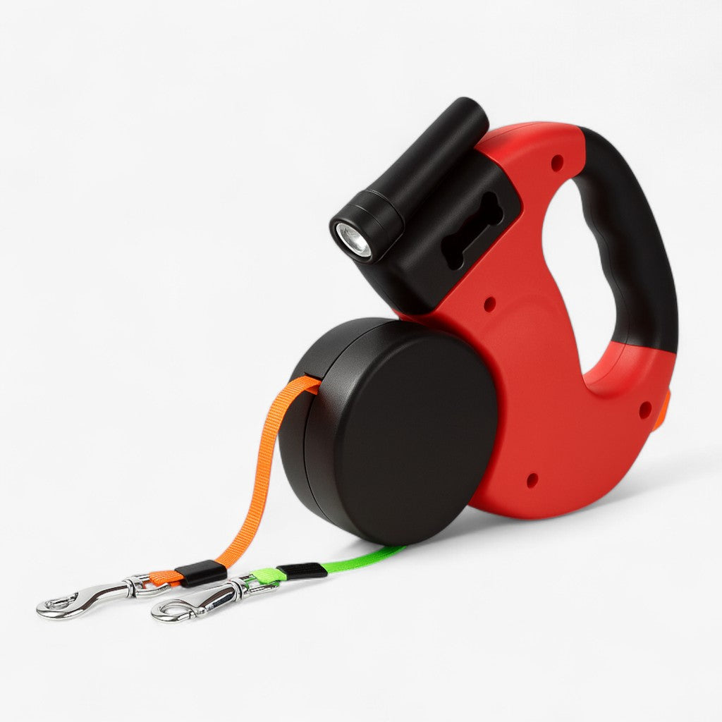 Doppelleine für Hunde - Multifunktionale Hundeleine