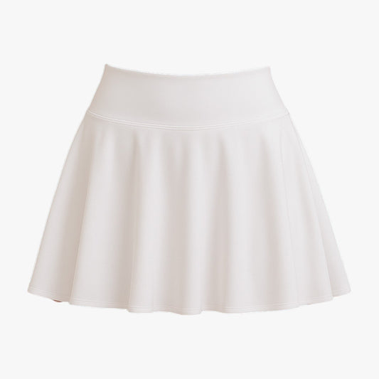 Sophie | Hoch taillierter sportskort mit Rüschstruktur und Taschen