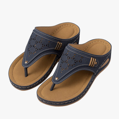 Julia | Damen Orthopädische Sandalen Weich, Rutschfest und mit Sommerabsatz