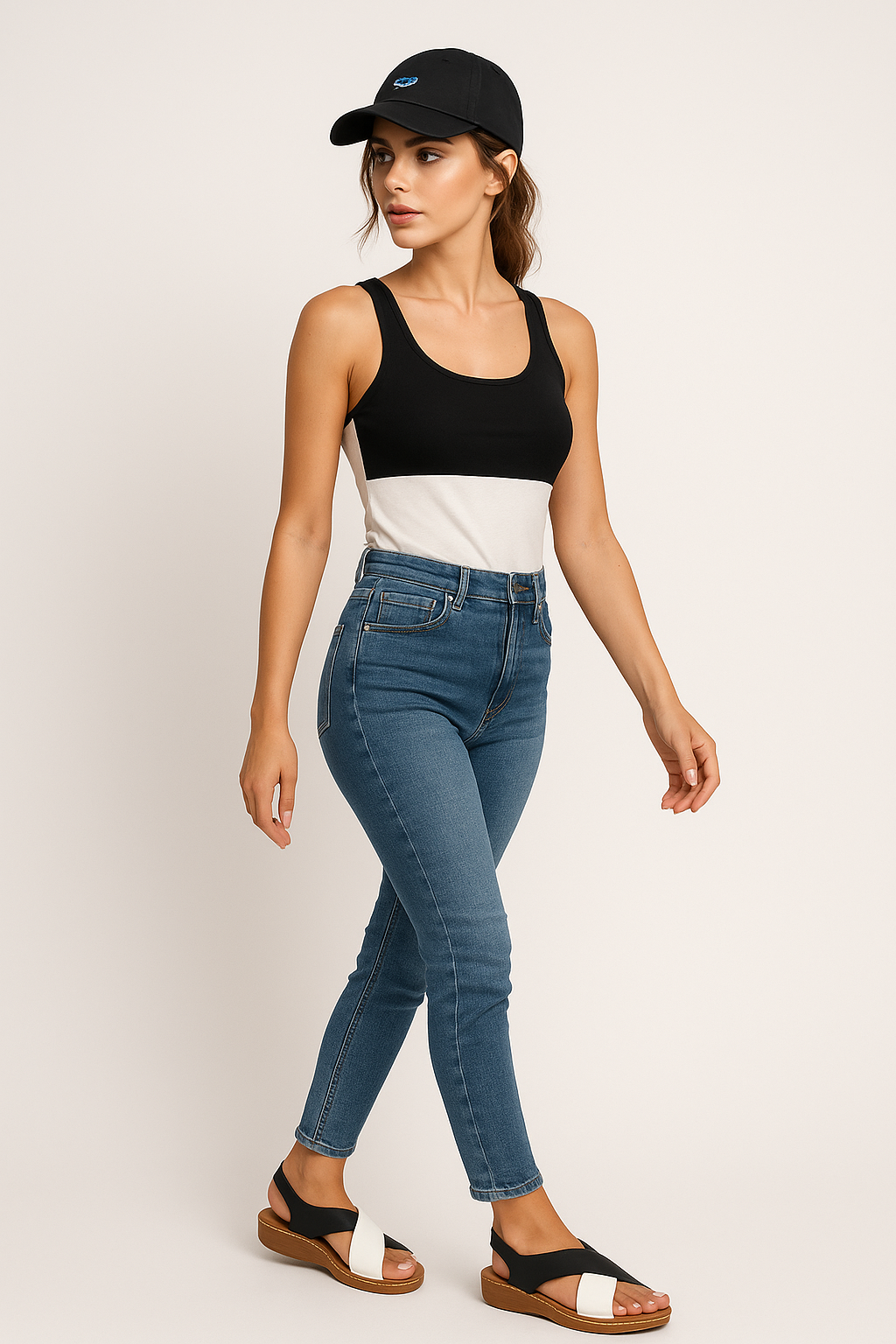 Luna | Damen-Sandalen mit Kreuzband