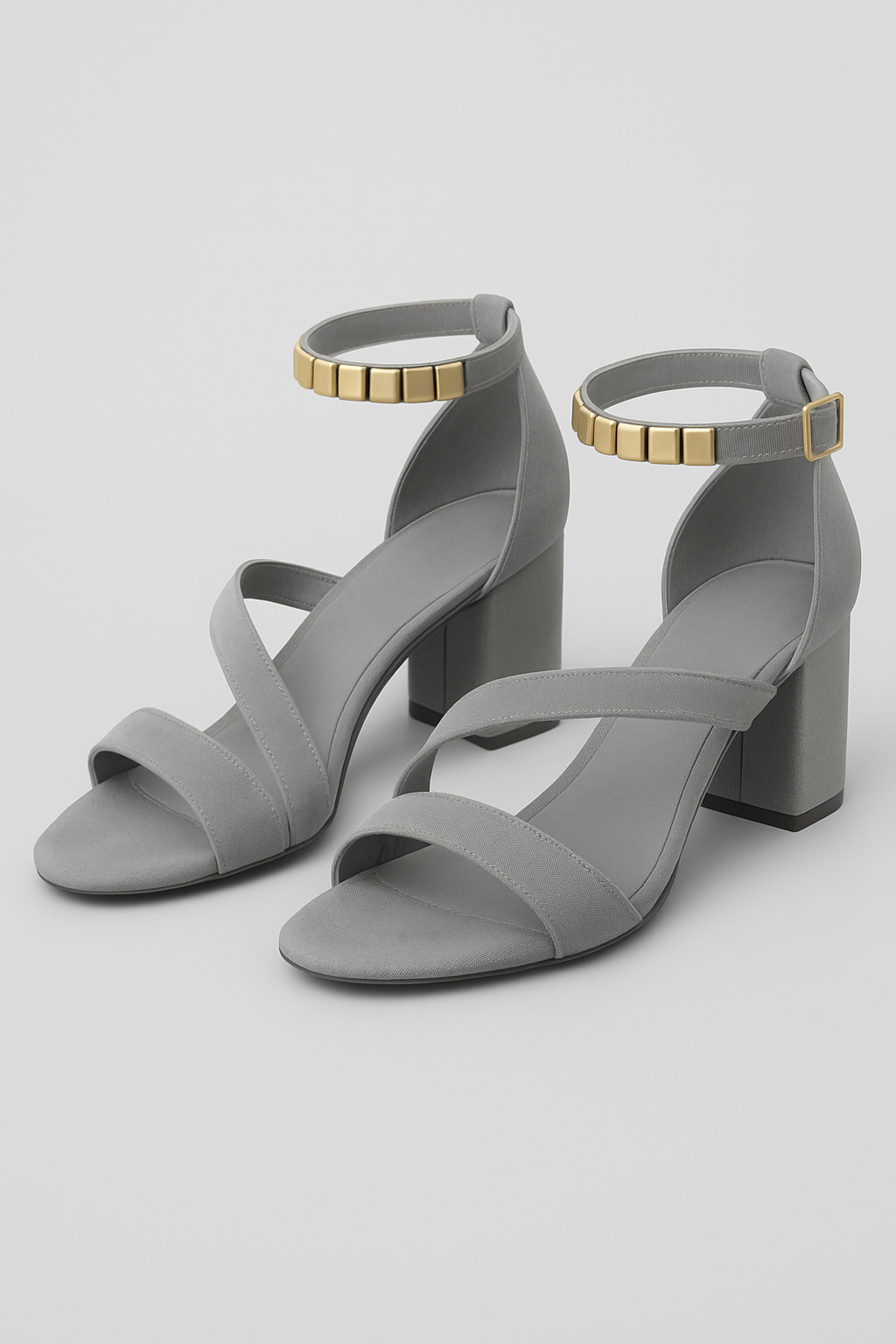 Myrna | Elegante Sandalen mit überkreuztem Riemen & Blockabsatz