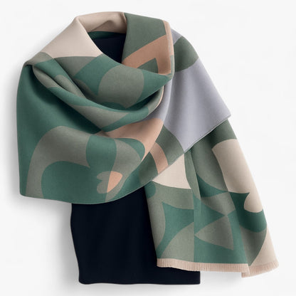 Livia | Blumen-Pashmina-Schal – Warme Eleganz für Herbst und Winter
