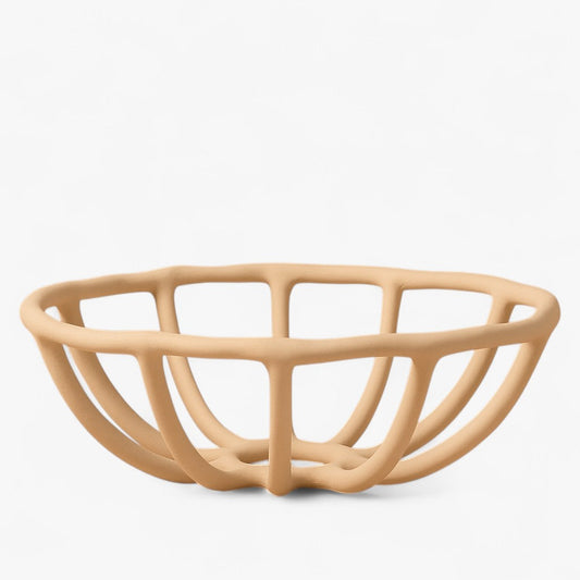 Artistische Fruchtschüssel aus Resin mit Elegantem Design