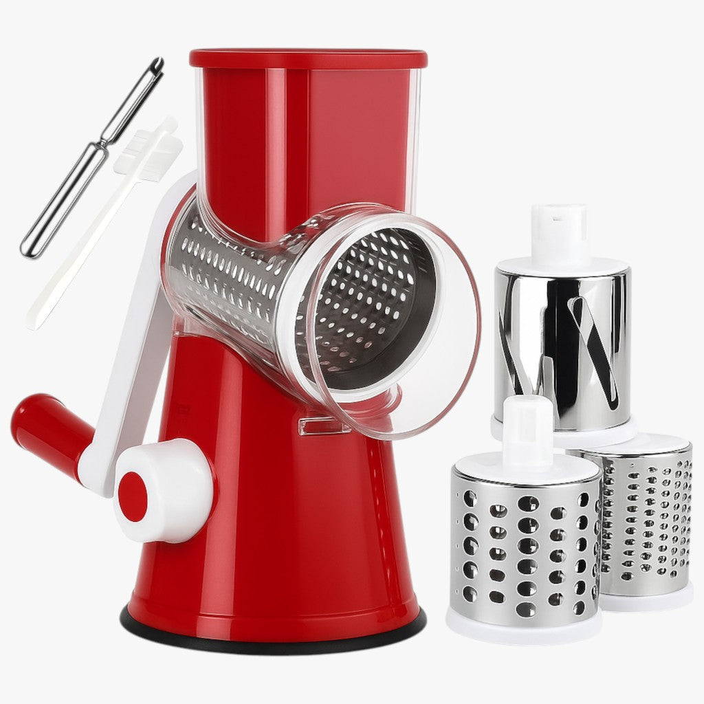 Drehbare Reibe | Praktisches, Zeit sparendes Kochen