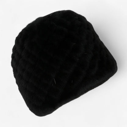 Celeste | Luxuriöser Mink-Fell Hut – Winterwärme & Eleganz