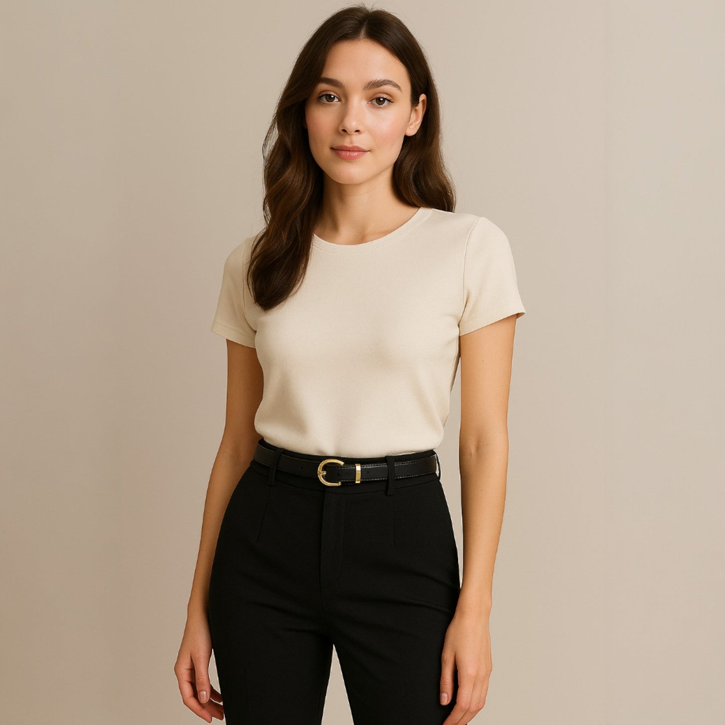 Helen | Damengürtel - Schmal echtes Leder für mühelosen Stil