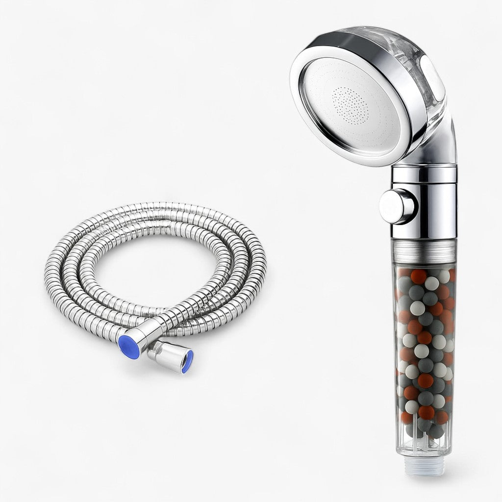 PureFlow | Hochdruck-Duschkopf - 3 Modi und Turmalinfiltration