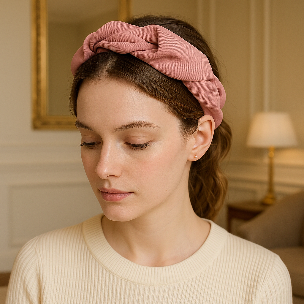 Freya Haarband | Verleihen Sie Ihrer Frisur mit diesem stylischen breiten Haarband mehr Höhe