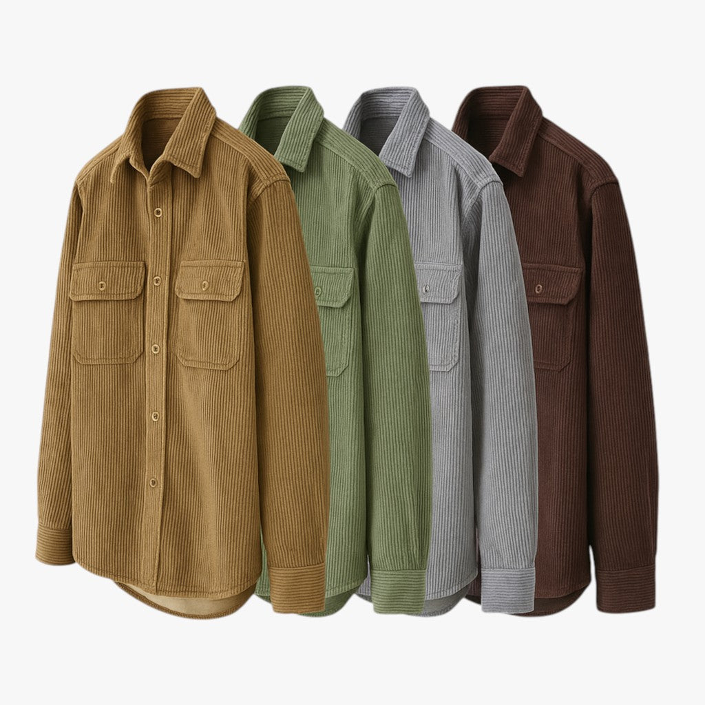 Pierre | Gepolsterte Flanellhemden für Herren