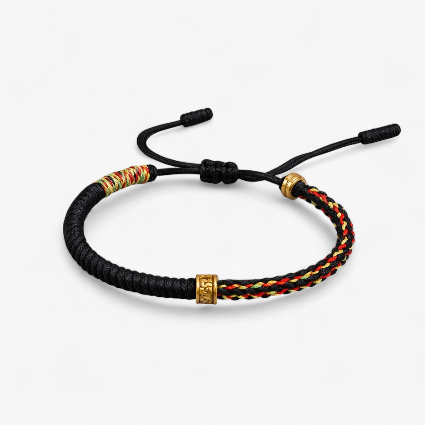 Glücksarmband Buddhismus | Handgemachtes Vintage-Armband für Glück