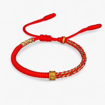 Glücksarmband Buddhismus | Handgemachtes Vintage-Armband für Glück