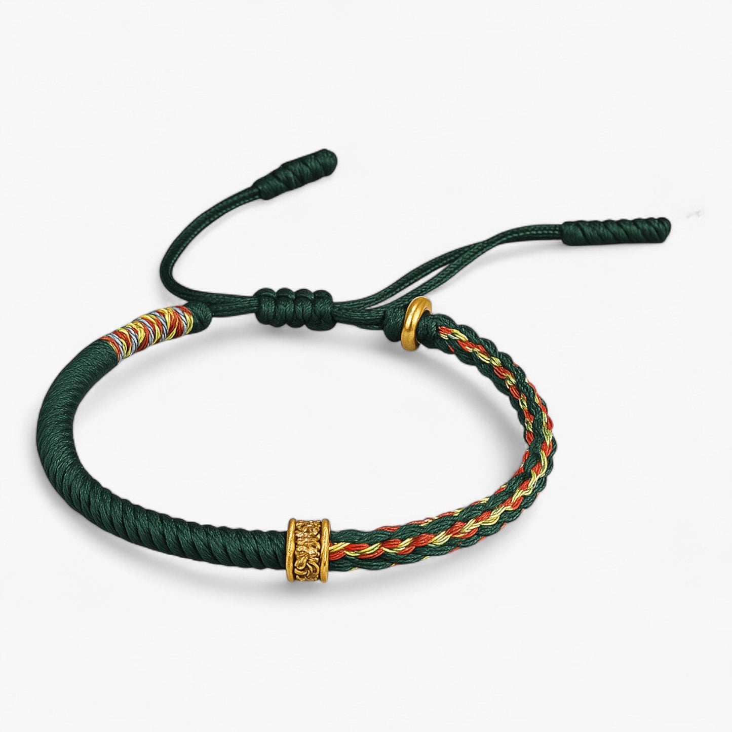 Glücksarmband Buddhismus | Handgemachtes Vintage-Armband für Glück