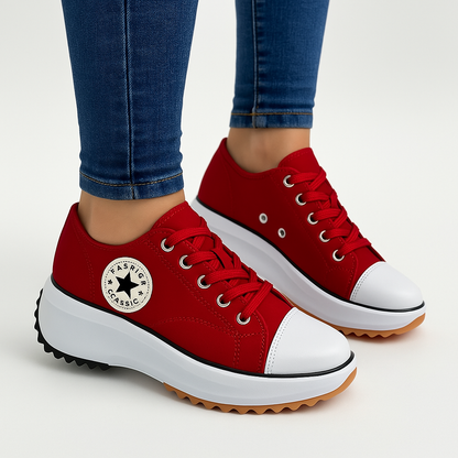 Plateau-Sneaker mit Absatz – Dalia