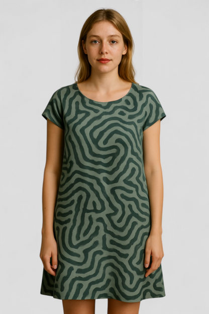 Oria | Damen A-Linien Sommerkleid Elegantes Design