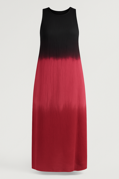 Mirriam | Damen Ärmelloses A-Linien Kleid Sommer