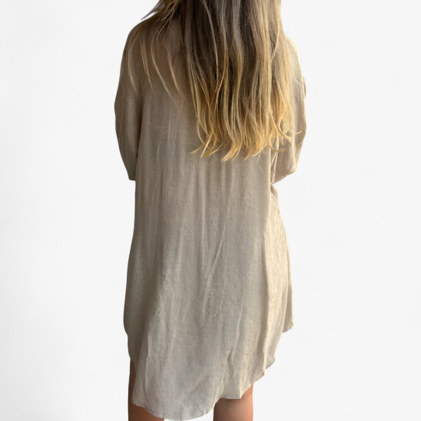 Isabelle | Damen Baumwoll-Linen Komplettanzug mit Shorts