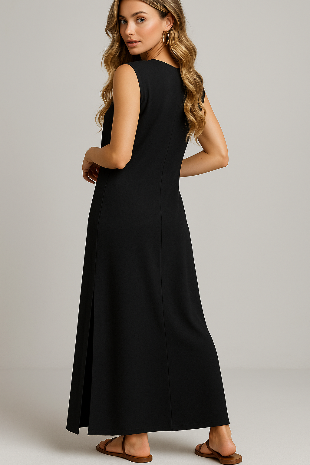 Phoebe | Bequemes langes Sommerkleid für Damen