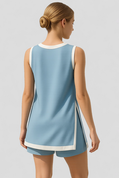 Arlo | Damen Boho Color Block Sommer Outfit