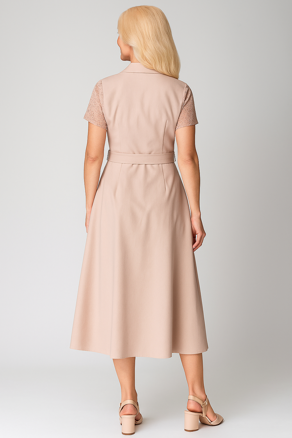 Marsha | Damen Casual V-Ausschnitt Kleid für Sommer