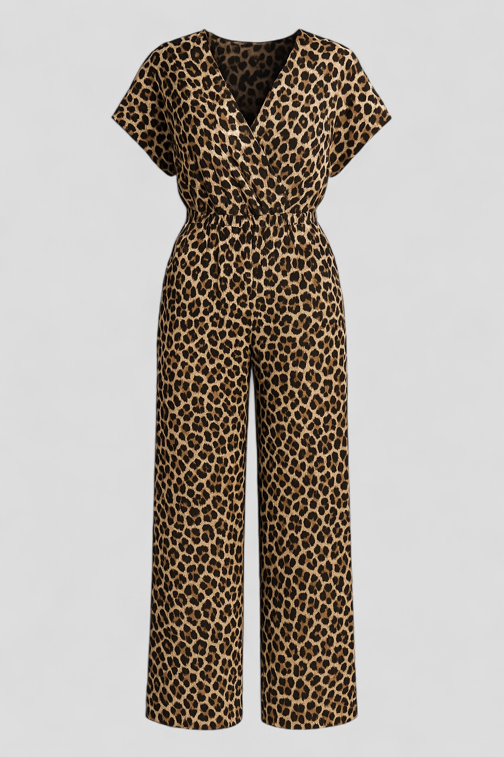 Tessie | Damen Elegante Jumpsuit mit Pantermotiv