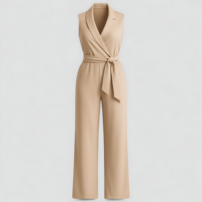 Aela | Damen Elegante V-Ausschnitt Jumpsuit